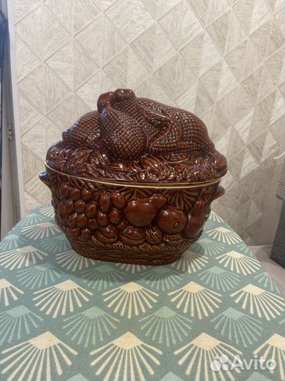 Глиняная утятница