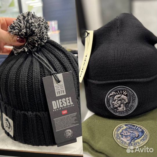 Мужская шапка diesel