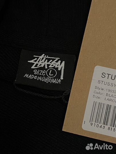 Зип худи Stussy Rib Cage