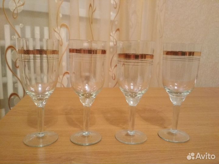 Стеклянные бокалы СССР