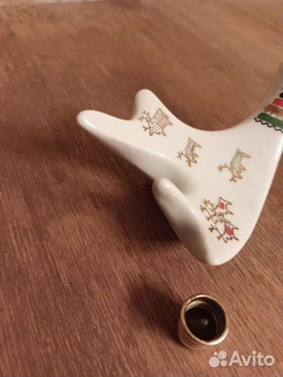 Ретро фарфоровый флакон лфз СССР