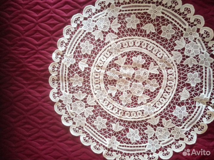 Скатерть, салфетка Плауэнского кружева, Германия