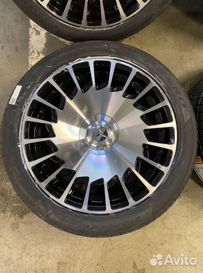 Летние разноширокие колеса R19 Мерседес S Майбах