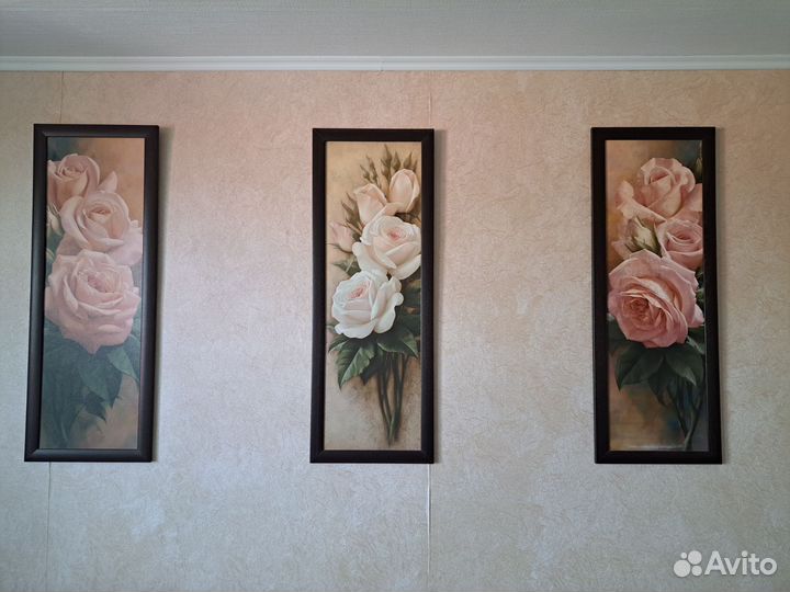 Настенное панно(картины 3 шт)
