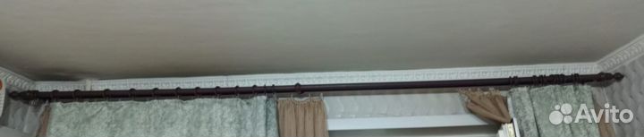 Карнизы для штор двухрядный настенный