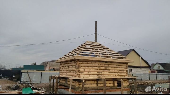 Срубы для бани из липы