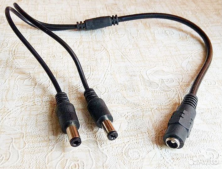 Разветвитель питания 5.5х2.1 мм новый