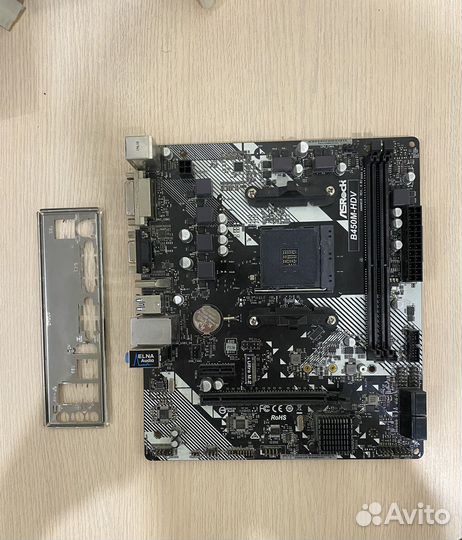 Материнская плата AM4 Asrock B450M-HDV R4.0