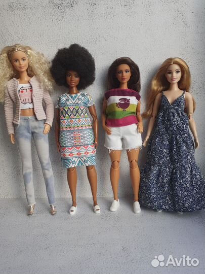Одежда для куклы Барби пышки, петитки, высокой