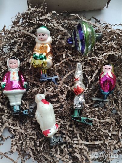 Ёлочные игрушки СССР