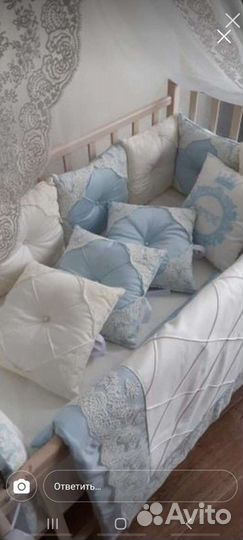 Бортики в детскую кроватку