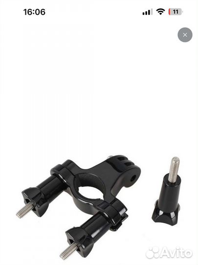 Крепление на руль малое для экшн камер GoPro
