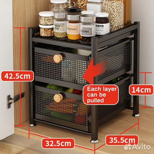 Новая Тумба стальная для кухни Икея