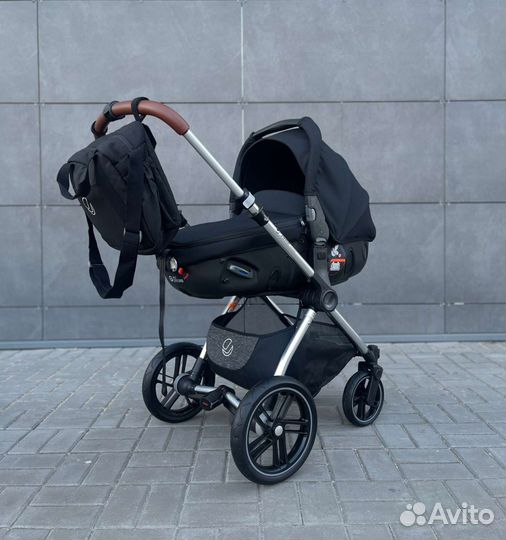 Коляска 3в1 оригинал Brand Luxmom 701(Black Star)