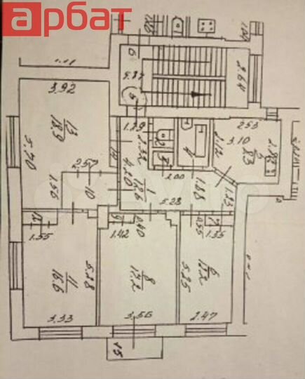 4-к. квартира, 97,9 м², 2/3 эт.