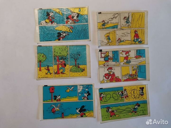 Вкладыши Дональд Микки Маус