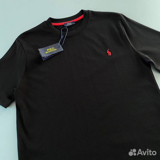 Футболка polo ralph lauren черная