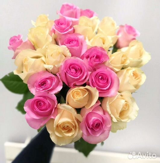 Цветы розы букет