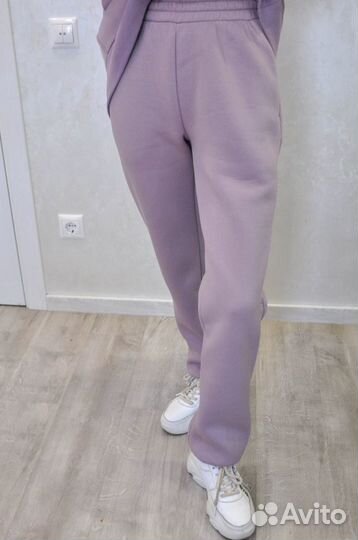 Утепленный женский костюм на флисе