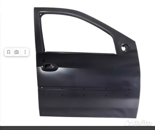 Дверь передняя на largus. Новая в цвет