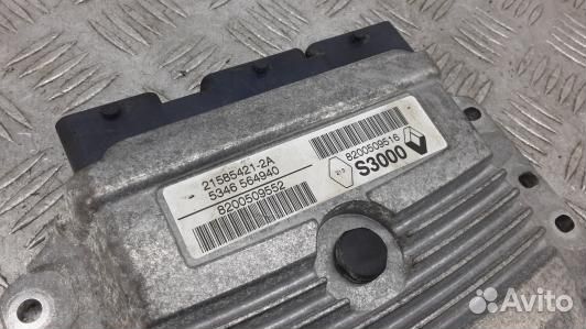 Блок управления двигателем renault megane 2 (4BE05