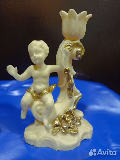 Подсвечник СССР мраморная крошка