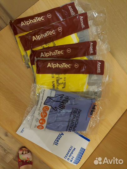 Перчатки для кислотно щелочной среды