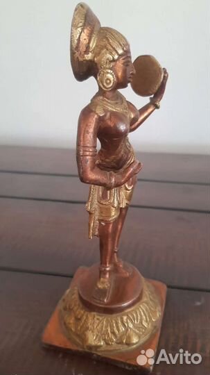 Статуэтка бронза СССР Богиня Танцующая. Индия
