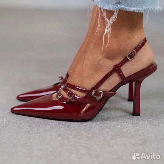 Туфли мюли zara