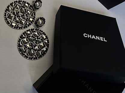 Серьги chanel винтаж