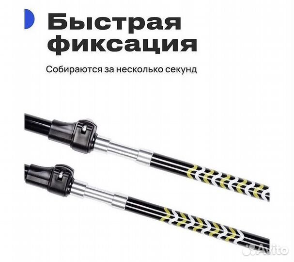 Палки для скандинавской ходьбы RoadLike Scandi, же