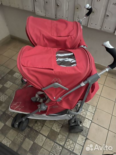 Коляска для двойни Maclaren twin techno