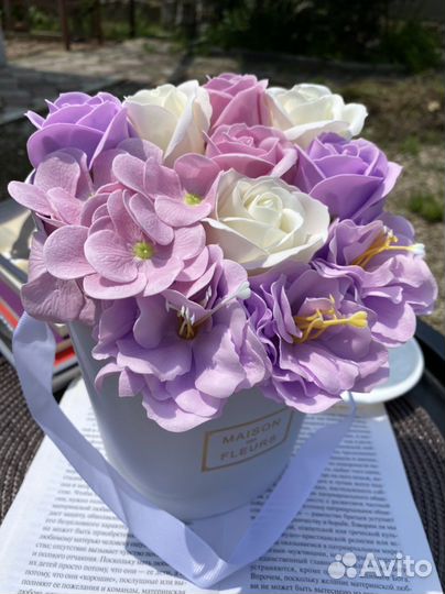 Букет из мыльных цветов