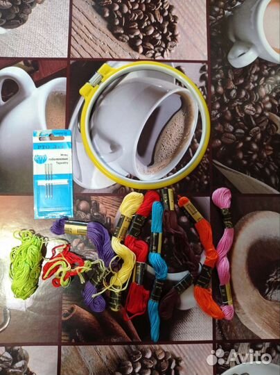 Вышивание Пяльцы Мулине