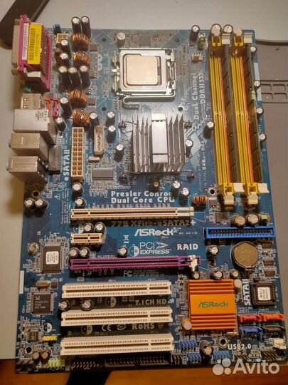 Материнская плата с процессором