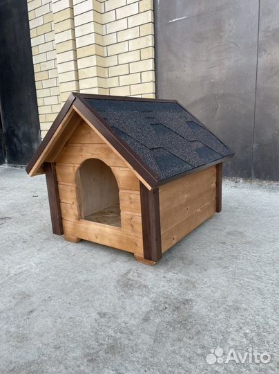 Будка двускатная утепленная