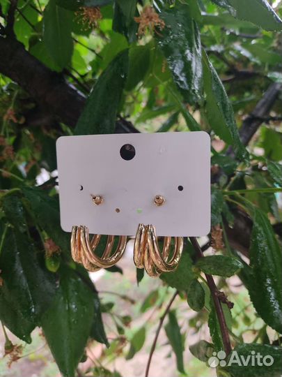 Серьги новые
