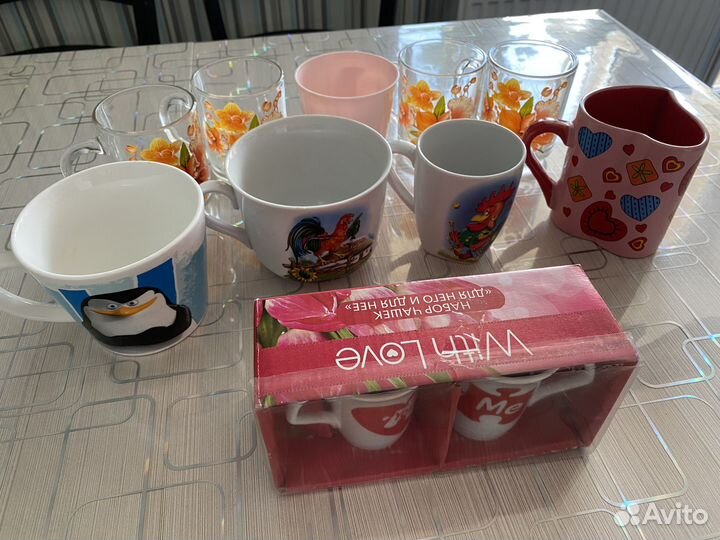 Кружки, стаканы