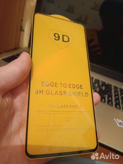 Чехол на Редми ноте 9 про и защитное стекло