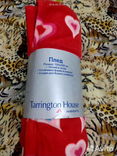 Плед флисовый новый