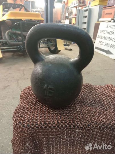 Гиря чугунная 16 кг