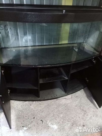 Аквариум 350 л. С гнутым стеклом