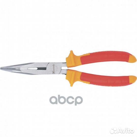 Длинногубцы изогнутые Insulated, 200мм, двухком