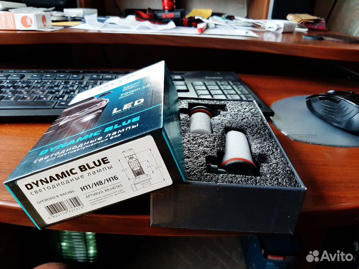 Светодиодные лампы MLH07K5 5500K. H11/H8/H16