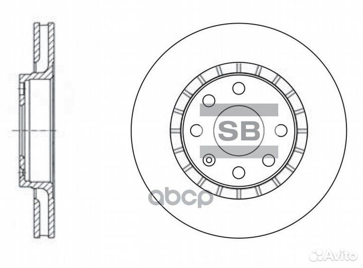 Диск тормозной chevrolet lanos/daewoo nexia 14