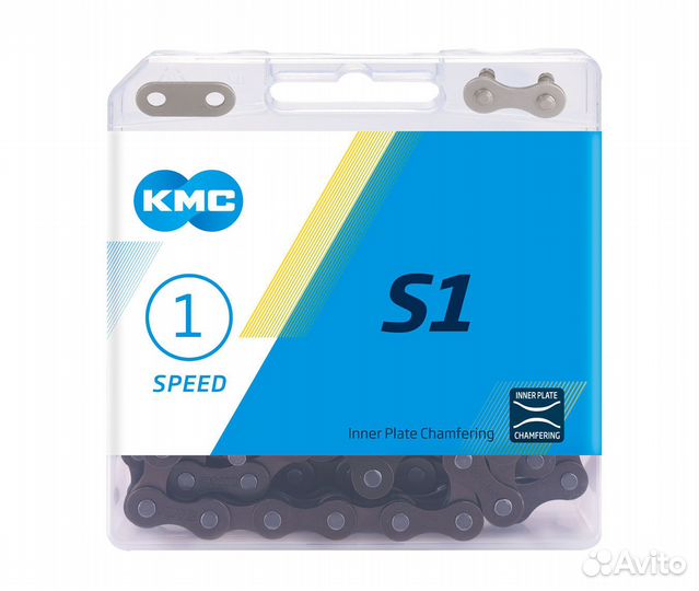 Цепь KMC S1 (Z410), 1 ск., 112 зв., 1/2