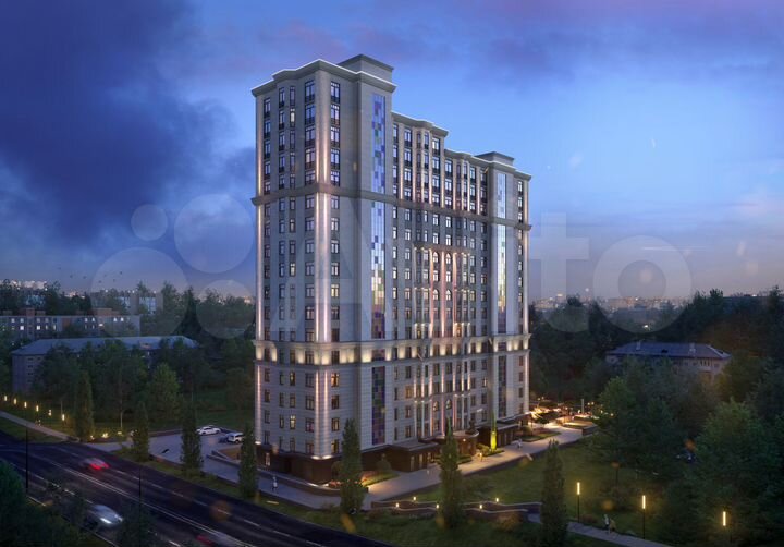 3-к. квартира, 80 м², 13/17 эт.