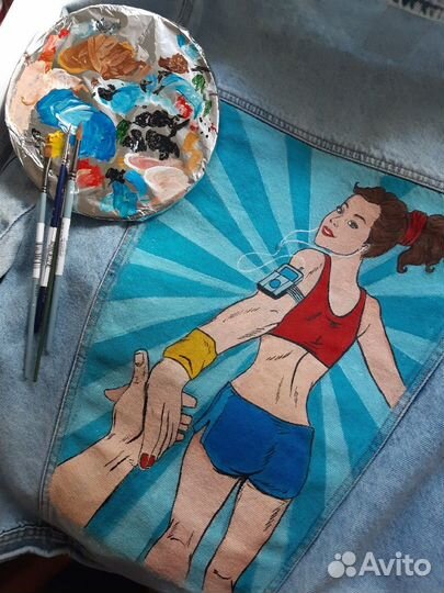 Роспись стен, одежды и картины на заказ