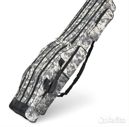 Чехол для удочек 120 см. светлый камуфляж 3 секции