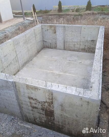 Бетонные работы. Строительство